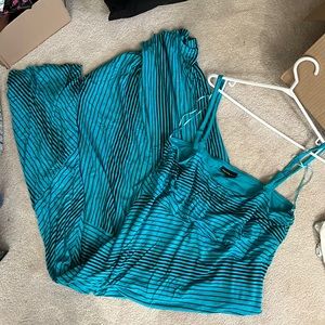 Maxi dress-removable straps-plus